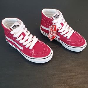 Toddler high top vans size 13.5